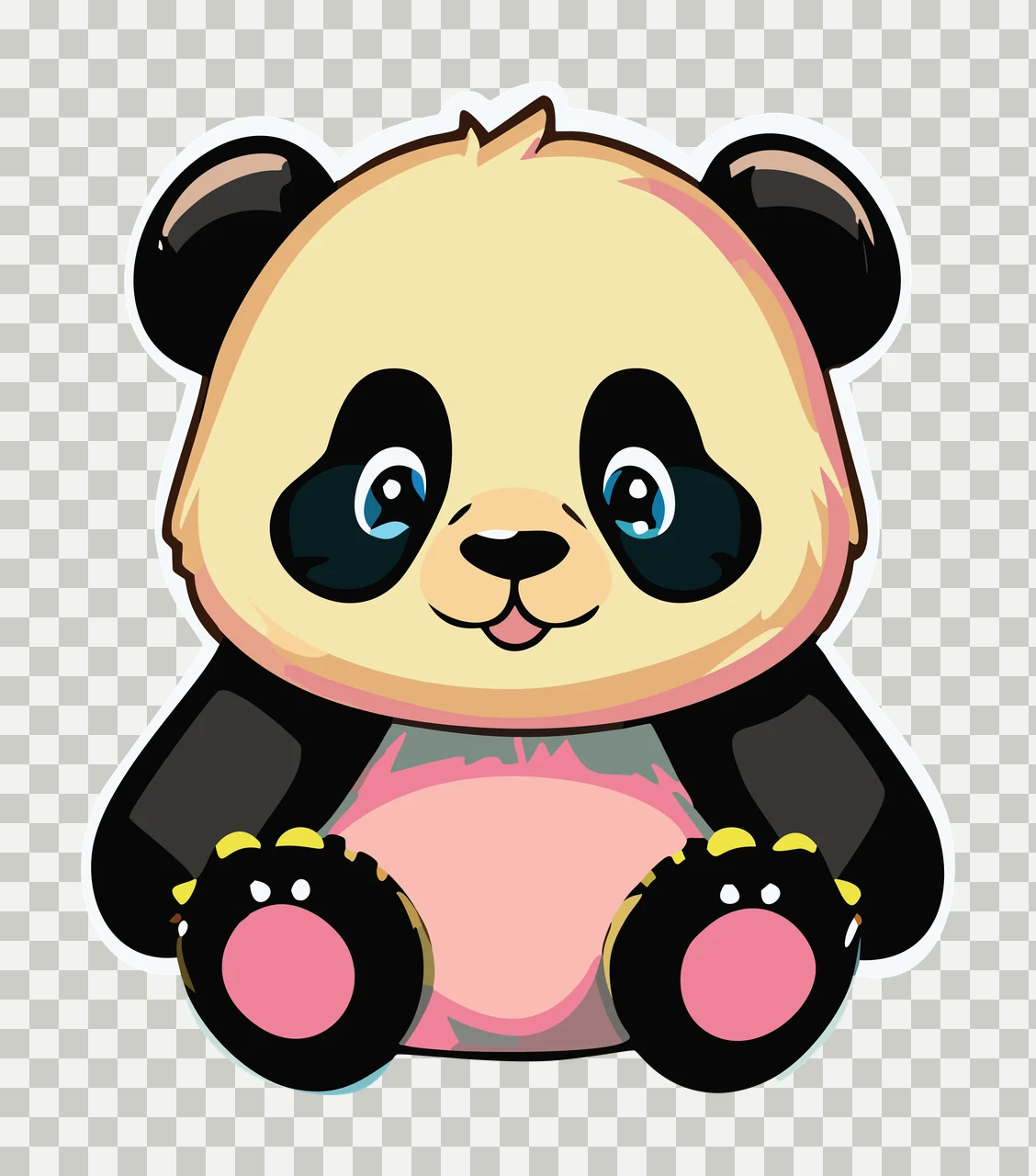 Animal Black Outline Bear Silhouette Graphic sitting white transparency and detail preview thumbnail