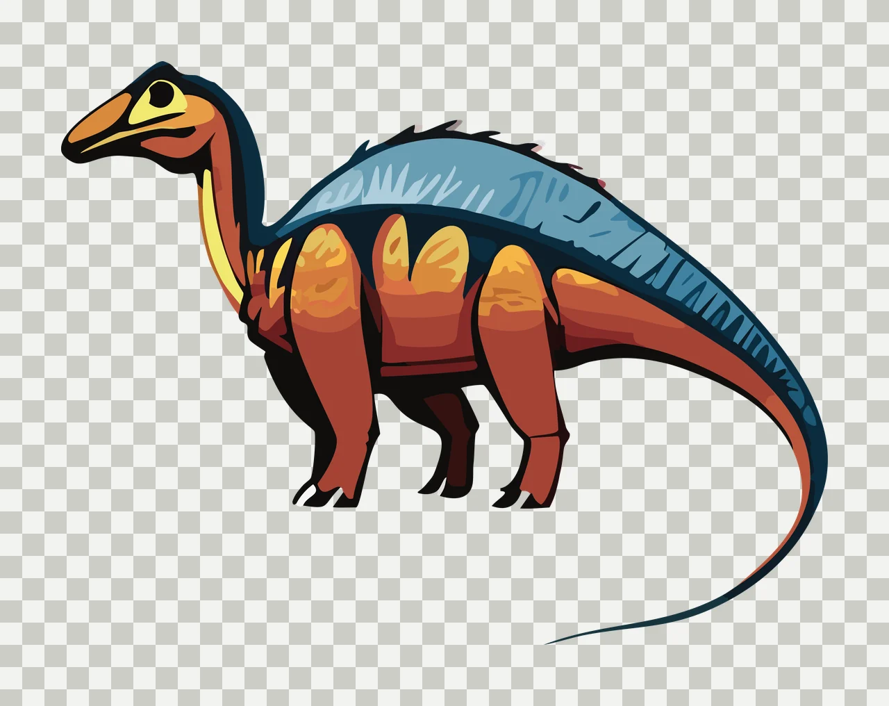 Dinosaur Skeletal Figure Line Drawing Standing skeleton Minimalist transparency and detail preview thumbnail