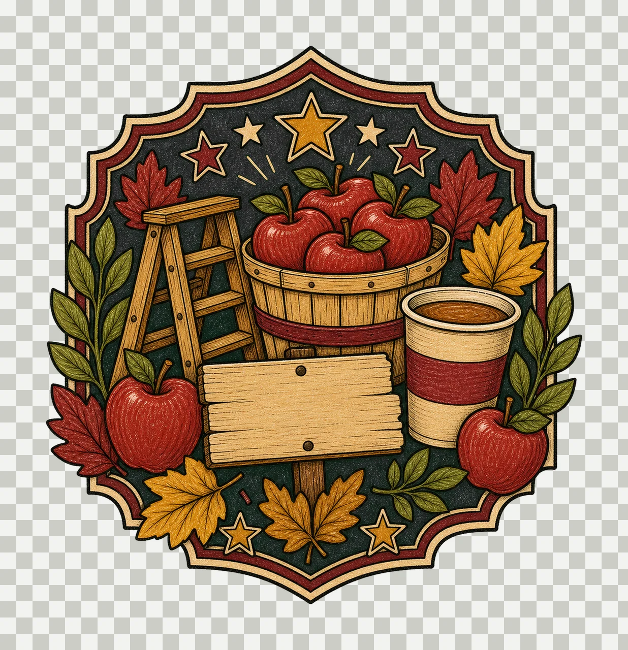 apple picking 03 retro varsity sublimation instant shirt transparency and detail preview thumbnail