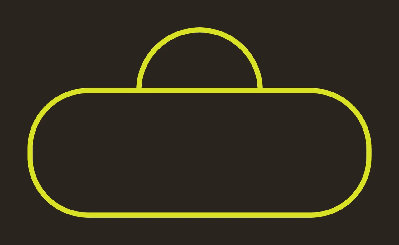 Outline Of Capsule With Arch line linear black white shape contrast preview thumbnail