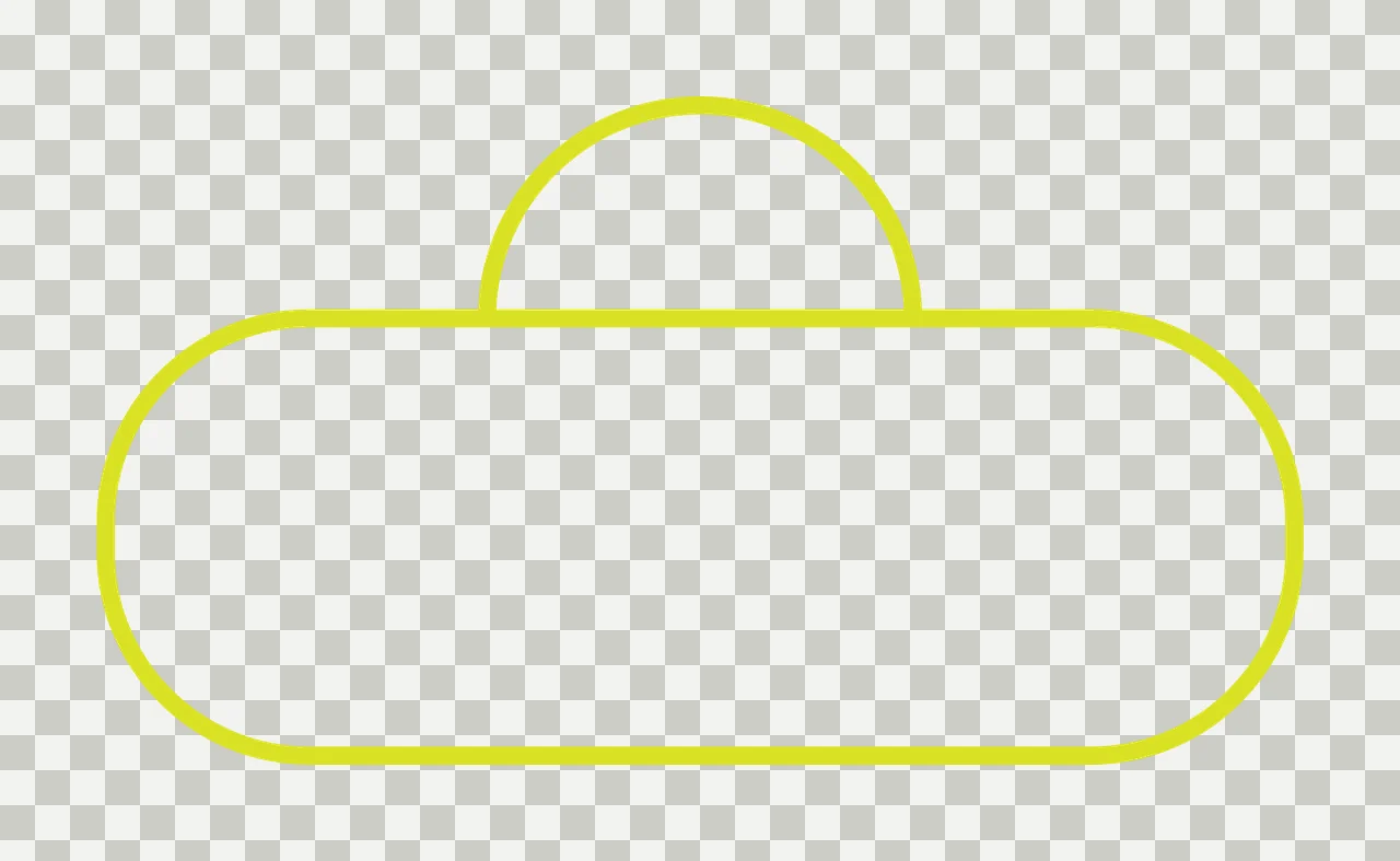 Outline Of Capsule With Arch line linear black white shape transparency and detail preview thumbnail