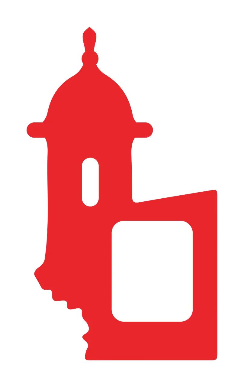 Black Tower Frame Silhouette Icon rectangle architecture