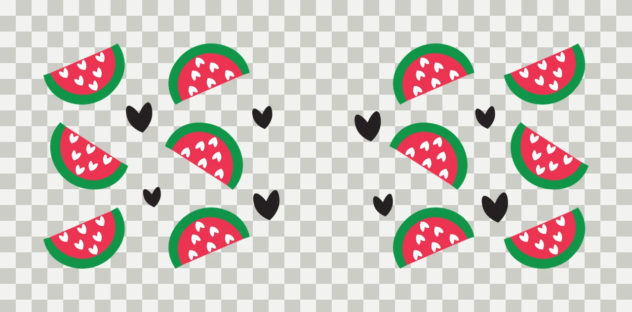 Can Glass Wrap Semicircle And Heart Repeated Graphics geometric transparency and detail preview thumbnail