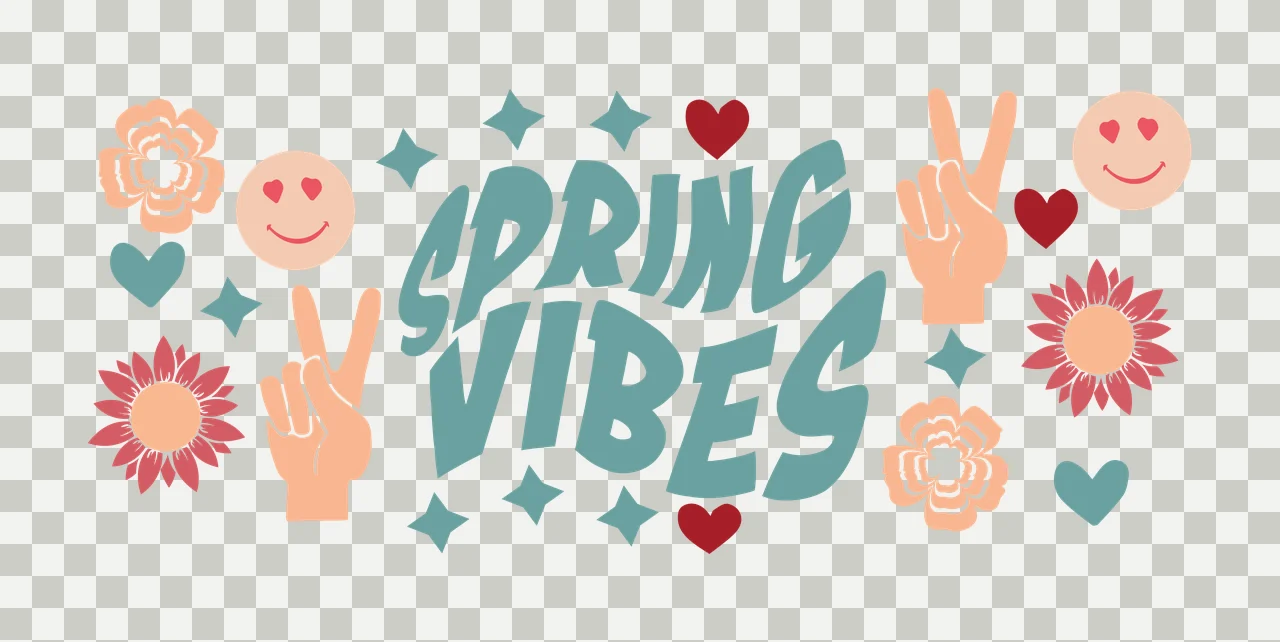 Can Glass Wrap Flowers And Signs decorative hands hearts black transparency and detail preview thumbnail