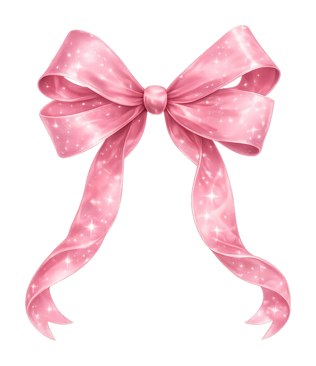 Watercolor Pink Pastel Coquette Bow Minimal Girly Artwork