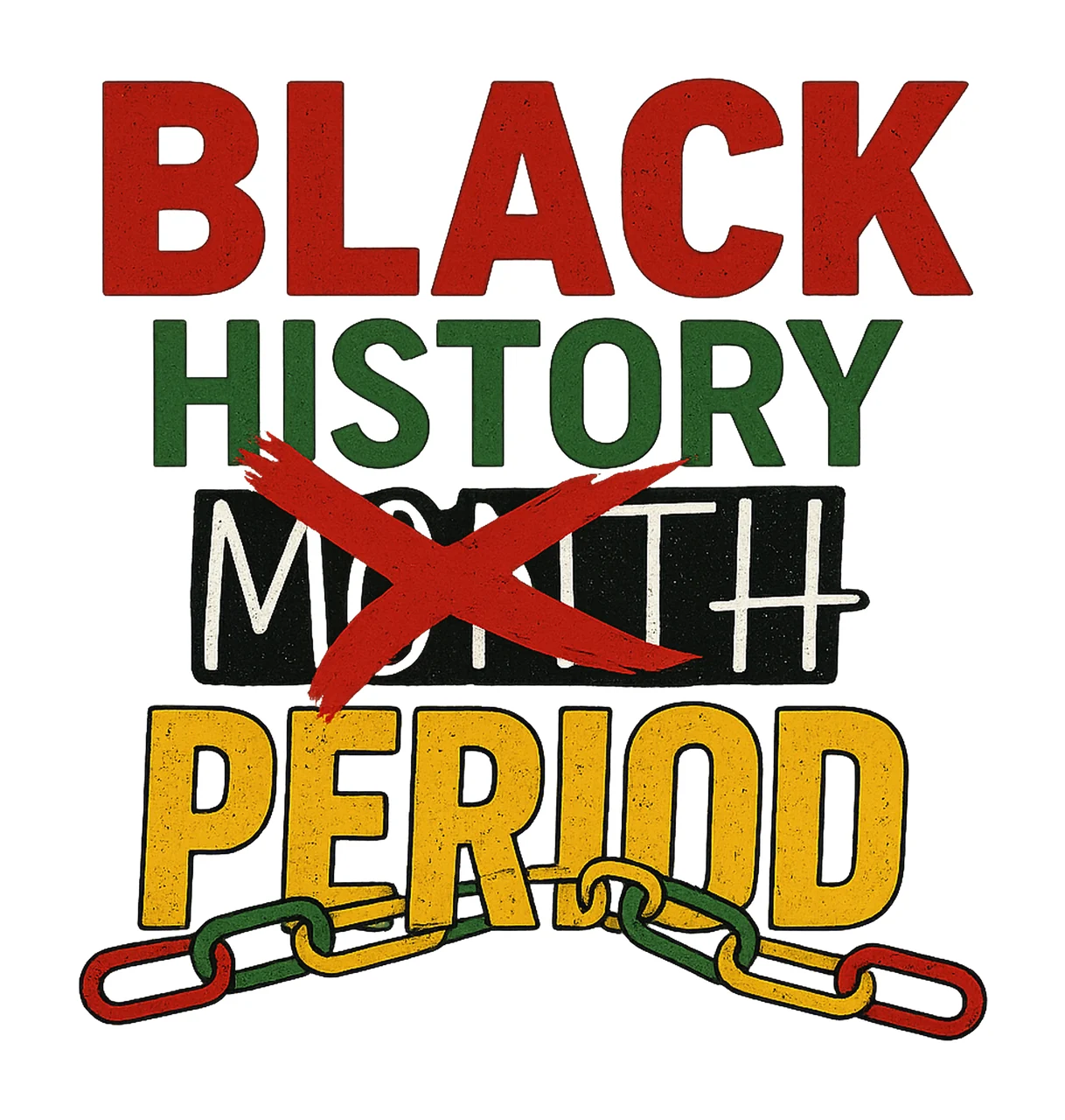 Black History Period Juneteenth Sublimation Design Black