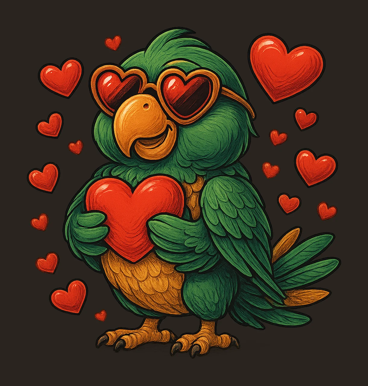 Valentines Day Rex Dinosaur Love Sweet Dino Valentine Design contrast preview thumbnail