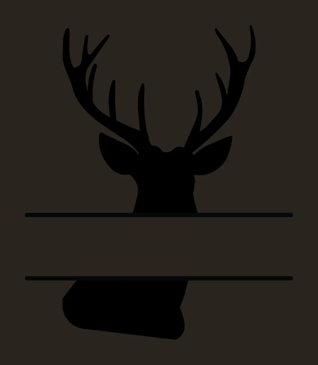 Can Glass Wrap Deer Head Framing With Antlers contrast preview thumbnail