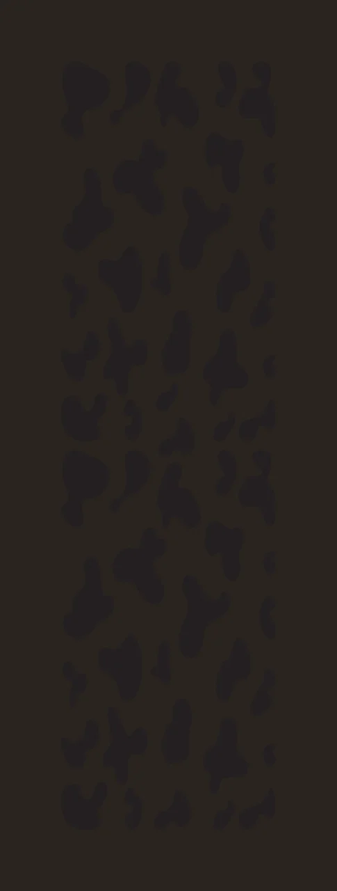 Cow print pattern Illustration with black spots, organic shapes and white background contrast preview thumbnail