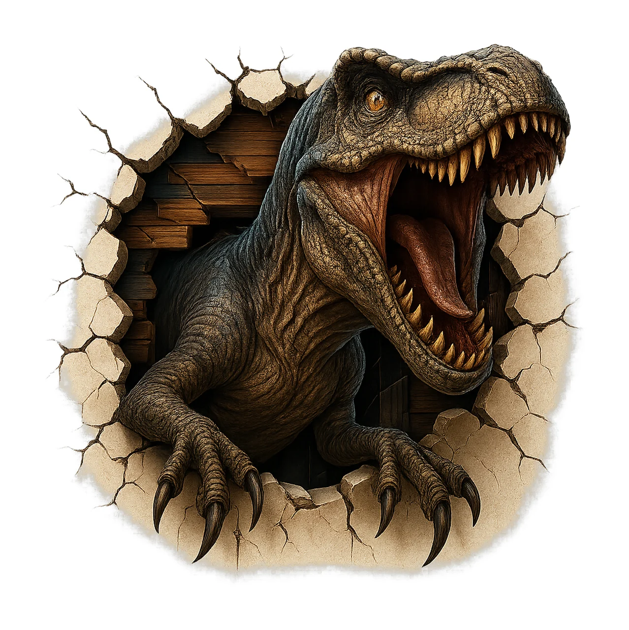 Boys dinosaur shirt design realistic dinosaur sublimation