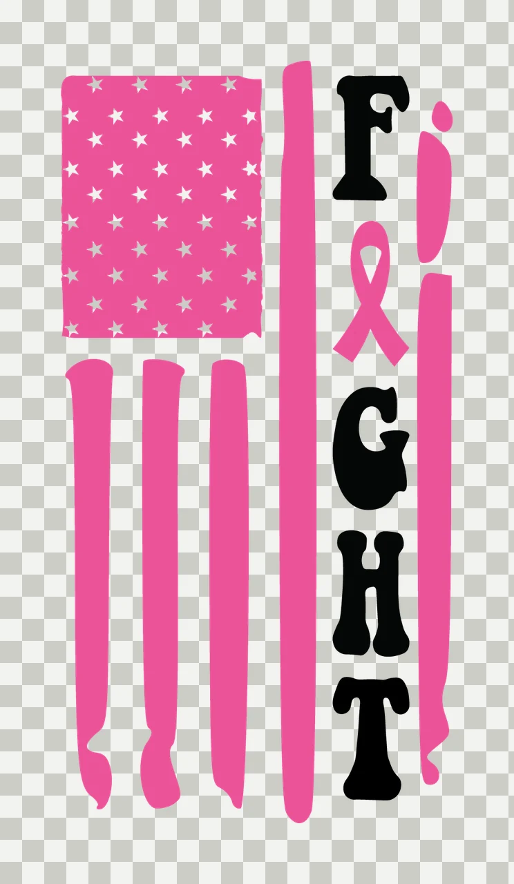 Can Glass Wrap Fight Flag Ribbon Typography Graphic transparency and detail preview thumbnail