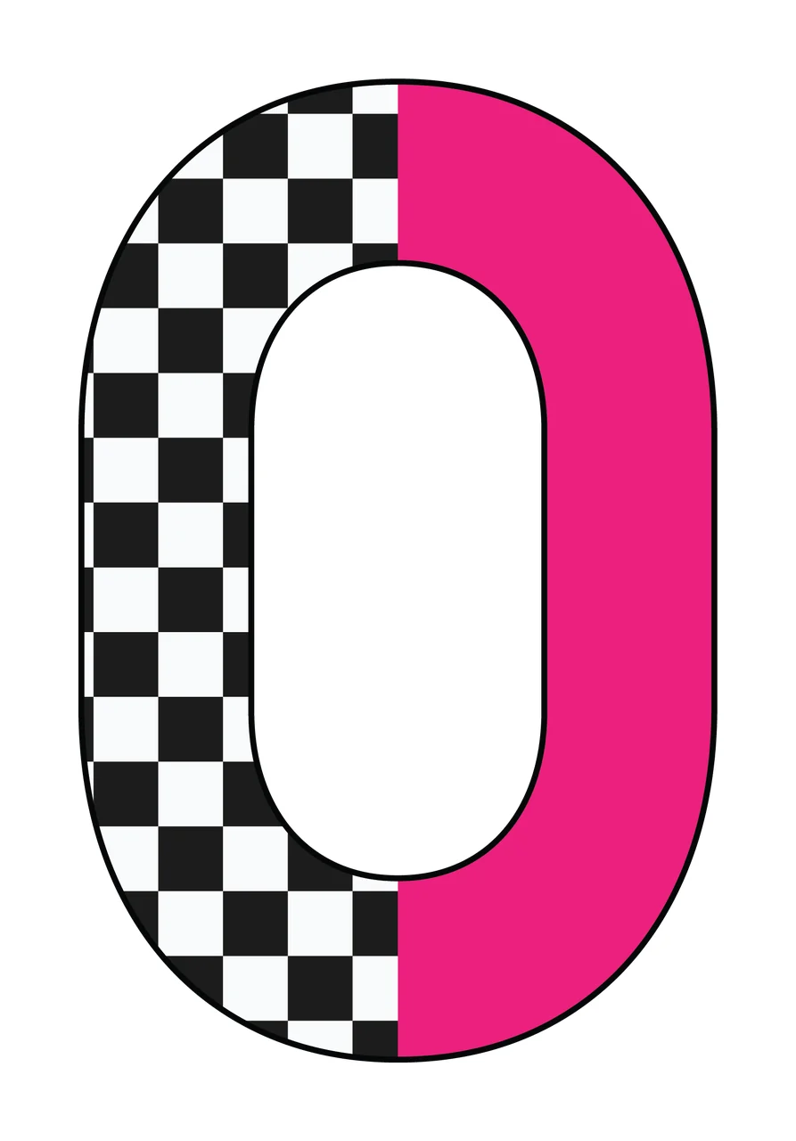 Can Glass Wrap O Letter Patterned With Checkered