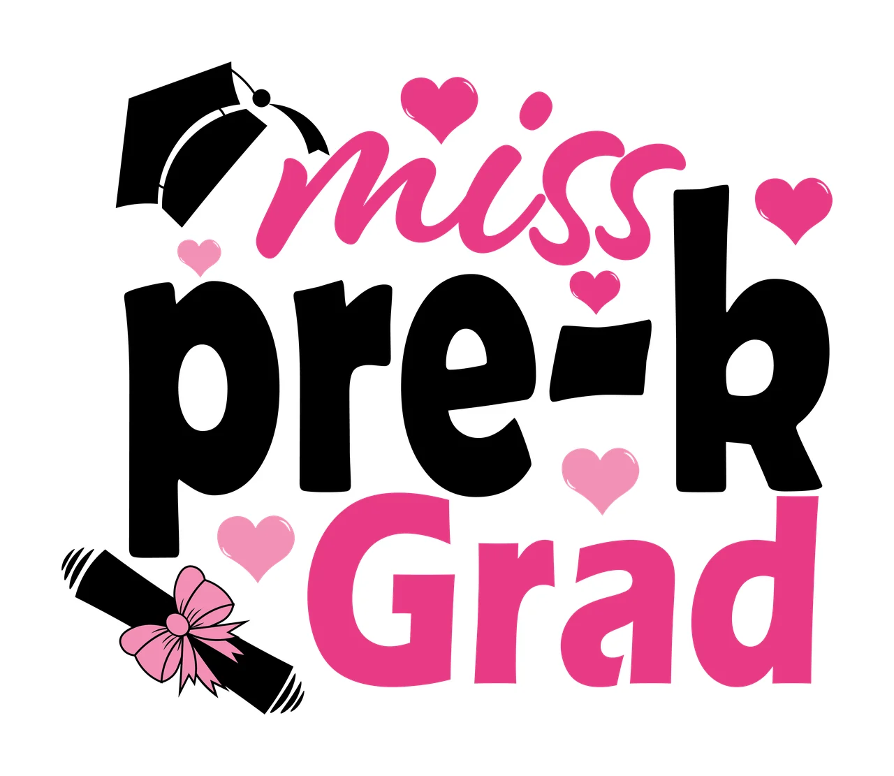 Text With Symbols typography and icons celebrate graduation cap
