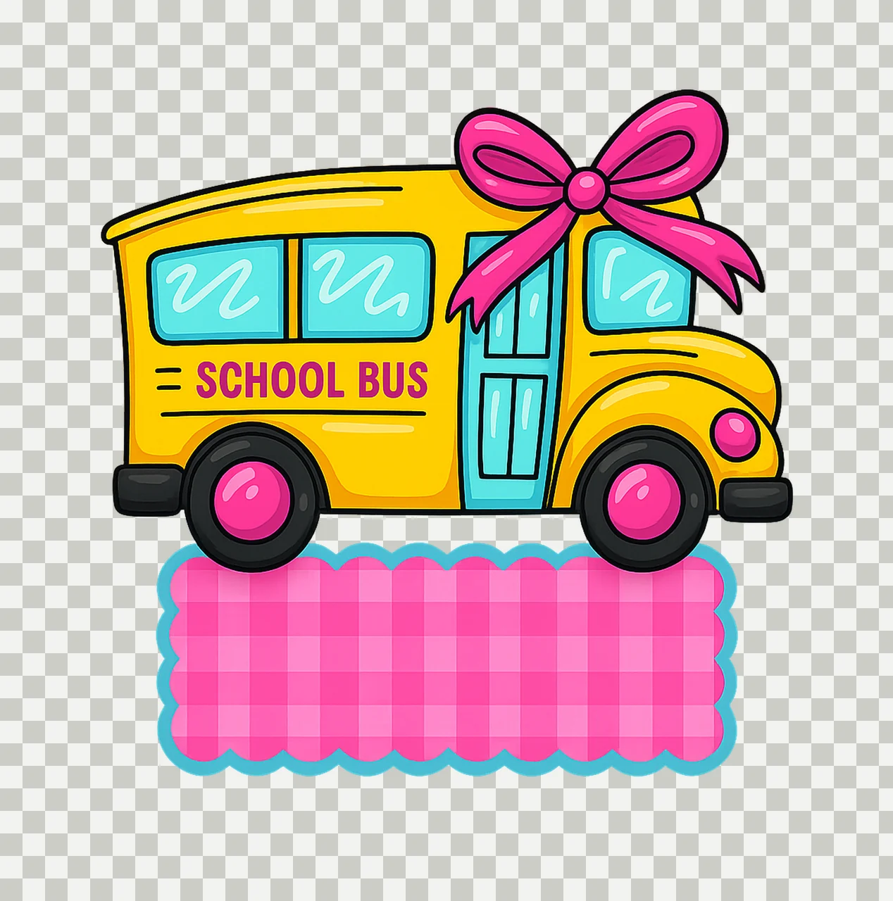 Back To School Coquette School Girl Design First Day Of transparency and detail preview thumbnail