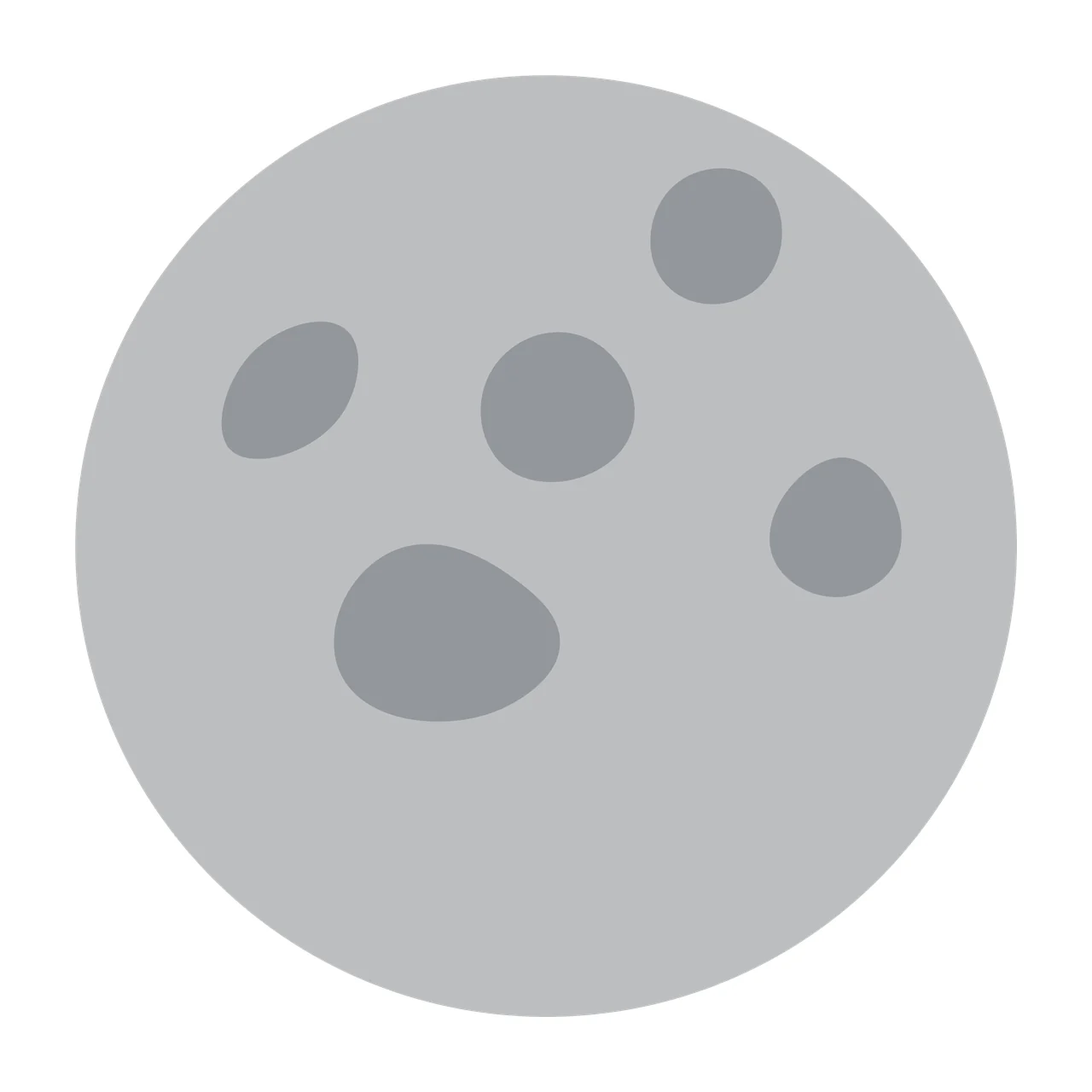 Solid Black Circle Geometric Shape minimalist white geometry