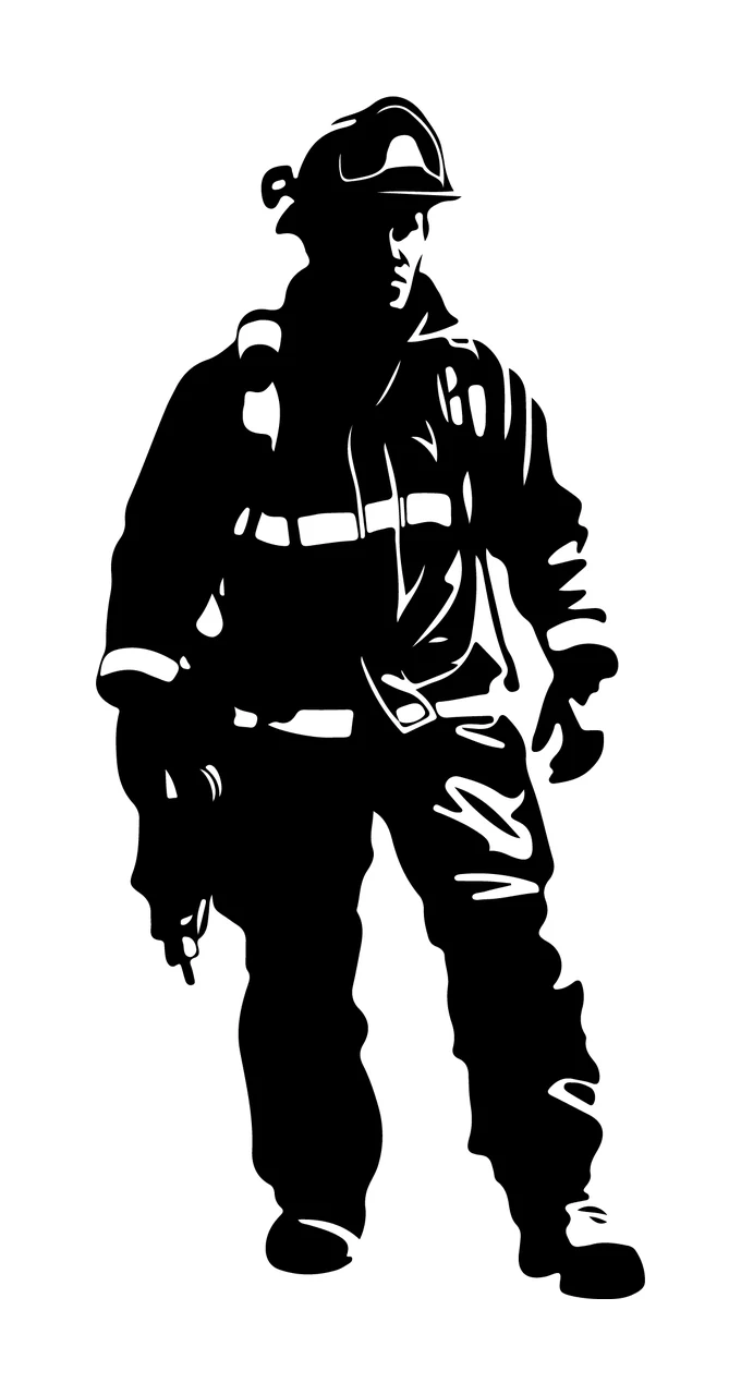 Can Glass Wrap Black And White Standing Person