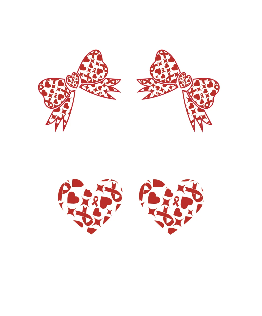 White Wearred Heart Glasses Girl Icon head wearing hair buns