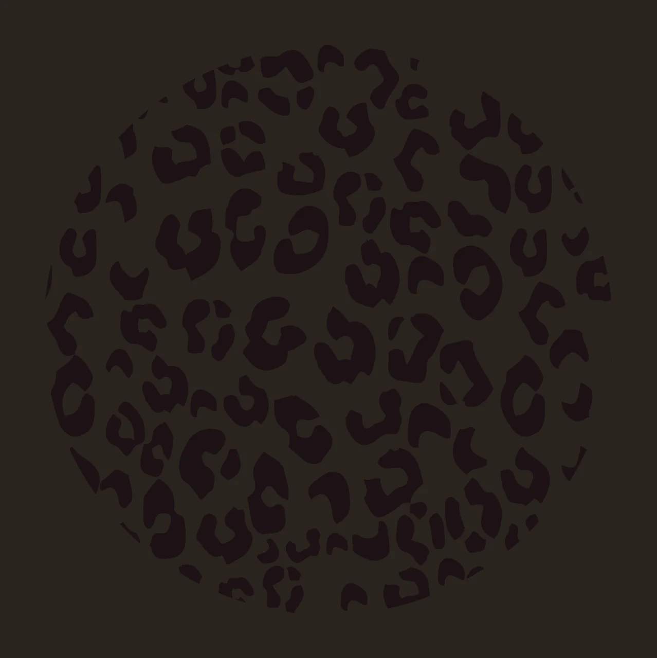 Keychain Leopard Print Circular Pattern patterning spots circle contrast preview thumbnail