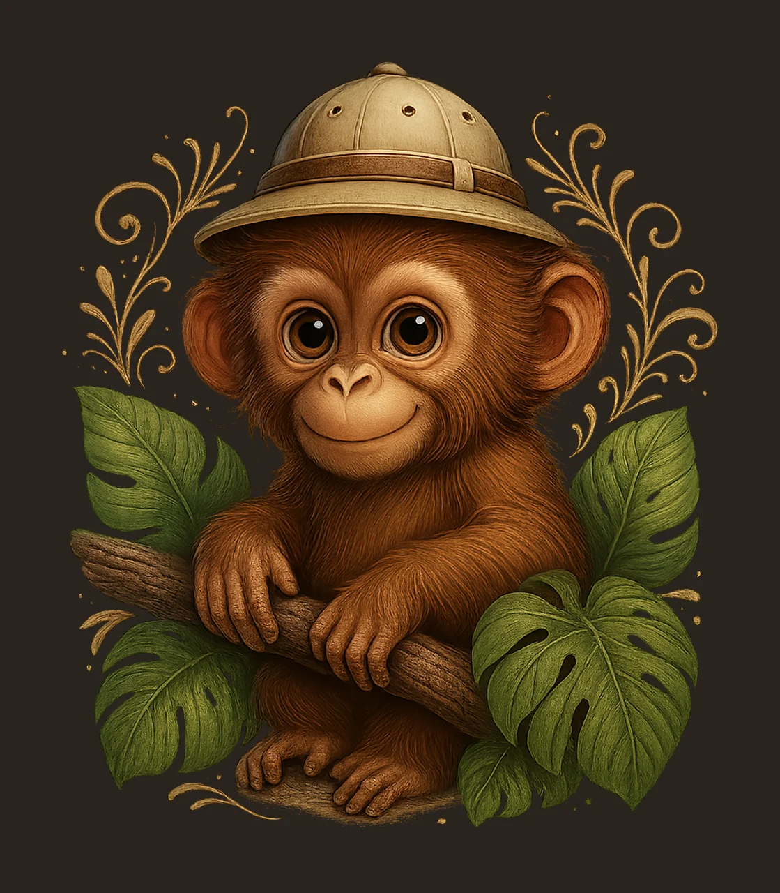 Adorable Safari Baby Animals Cute Baby Shirt Designs Jungle contrast preview thumbnail