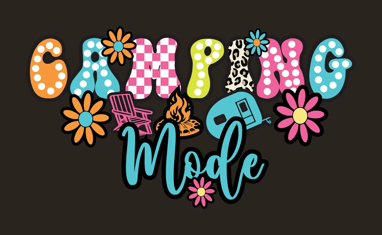 Crafting My Way Black Typography curved flowers silhouette contrast preview thumbnail