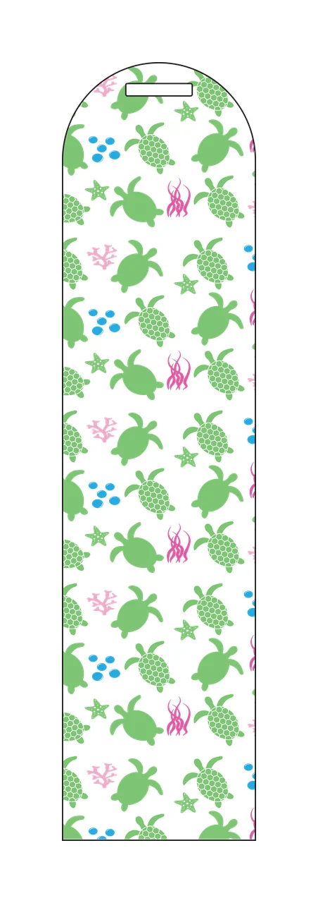 Black And White Turtle Pattern Design repeating starfish seaweed