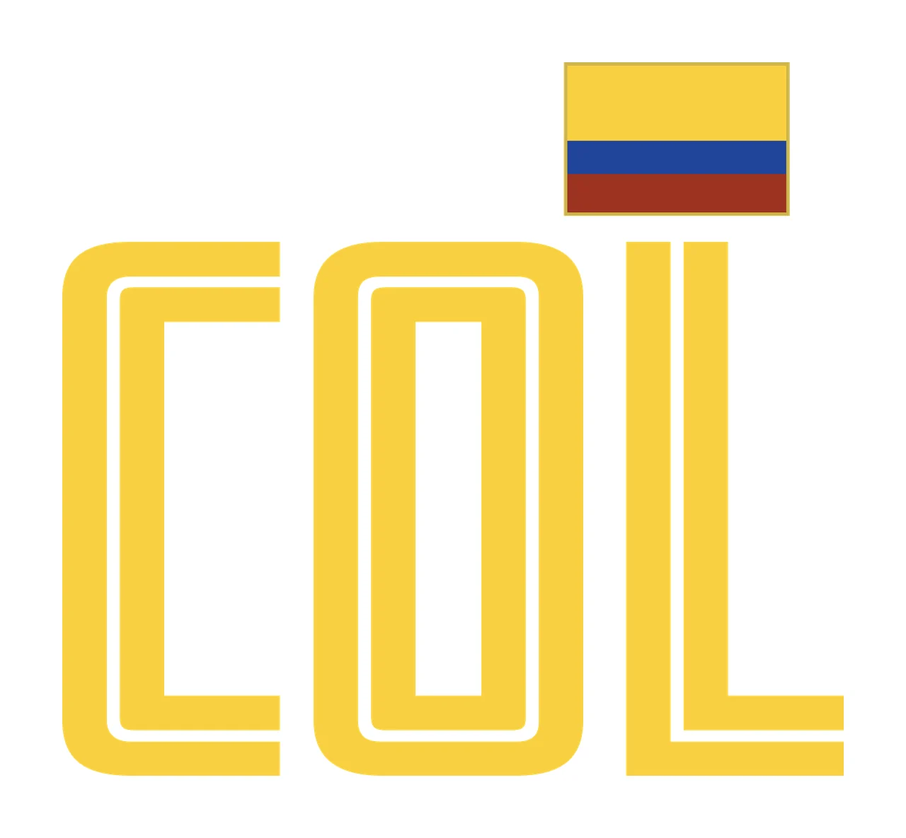 Col Bold Geometric Letter Block letters rectangle typography
