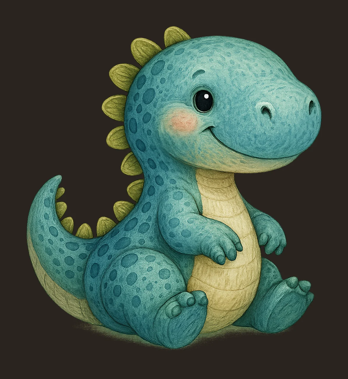 12 cartoon dinosaur Artwork Baby dinosaur printable contrast preview thumbnail