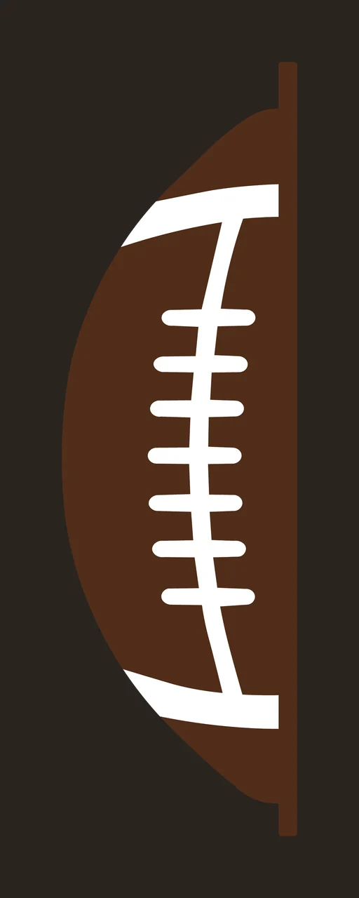 Football Split With And Icon In Brown contrast preview thumbnail
