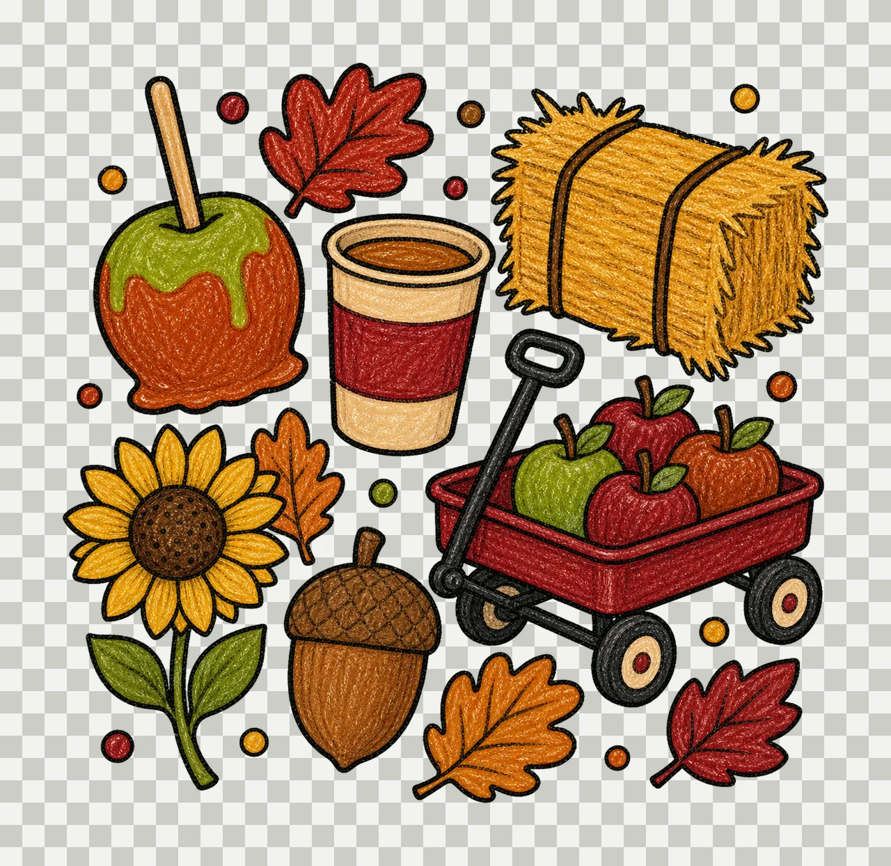 fall festival 04 cozy crayon sublimation instant shirt transparency and detail preview thumbnail