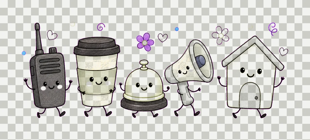 Principal School Employee Doodle Characters Cute Variation B transparency and detail preview thumbnail
