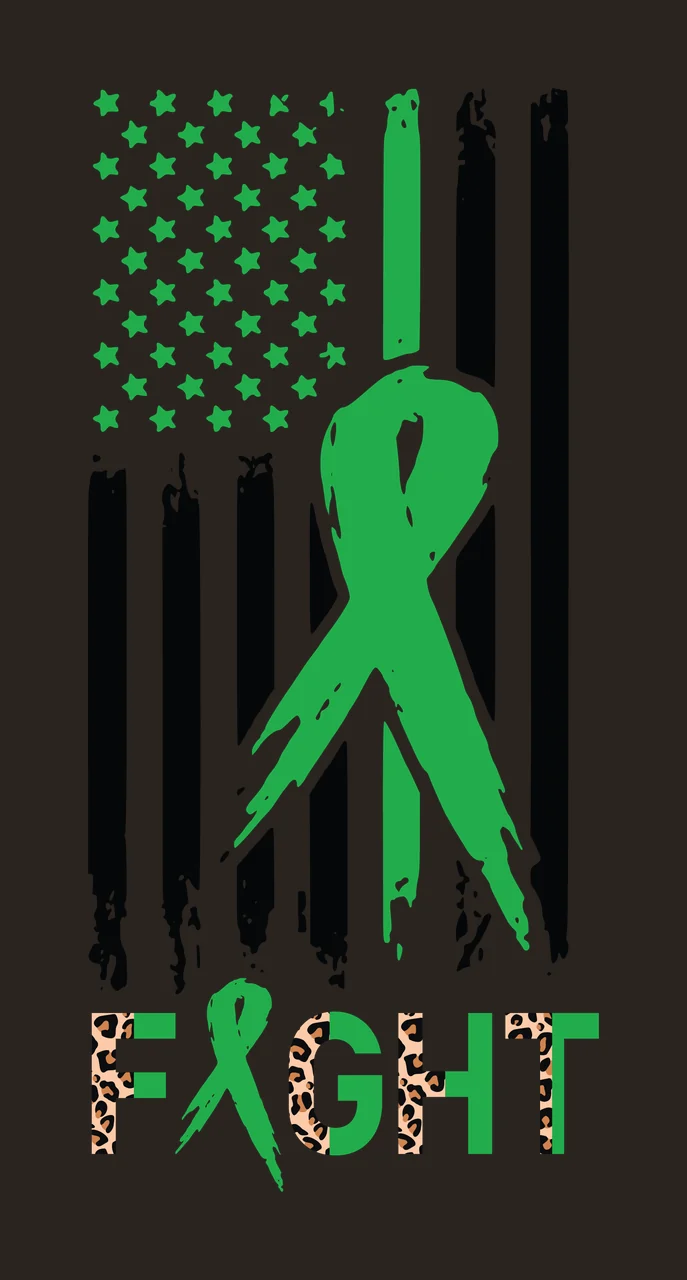 Fight Flag With Ribbon Graphic stars stripes distressed black contrast preview thumbnail