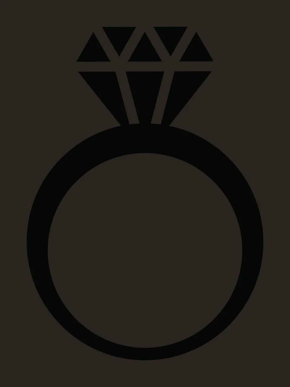 Ring With Accessory And Marriage In Black contrast preview thumbnail