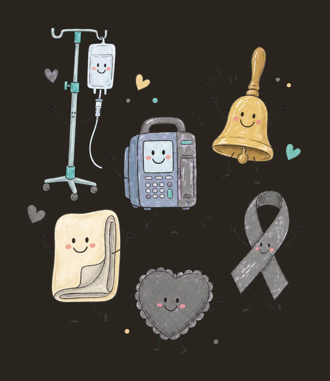 Oncology Nurse Chemo Nurse Doodles Cancer Nurse Variation D contrast preview thumbnail