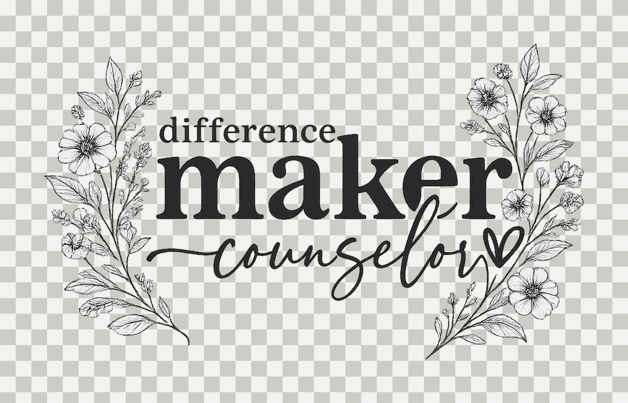 Counselor mode School Counselor Design Difference Maker Back transparency and detail preview thumbnail