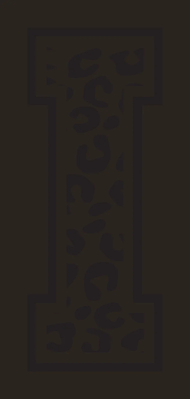 Can Glass Wrap Letter I Patterned Fill contrast preview thumbnail