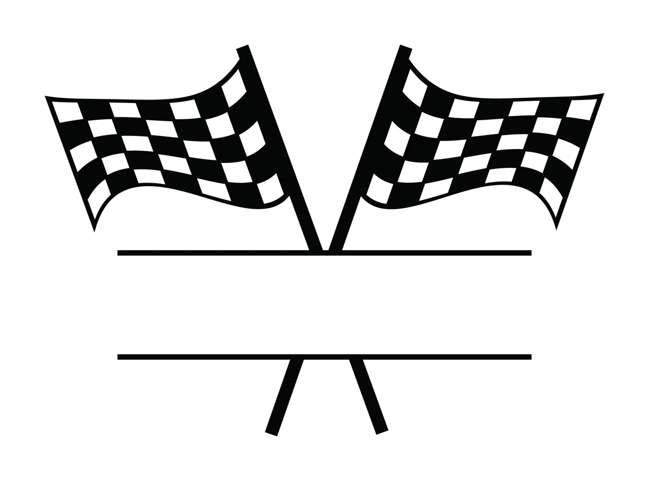 Can Glass Wrap Racing Flags With Banner Frame