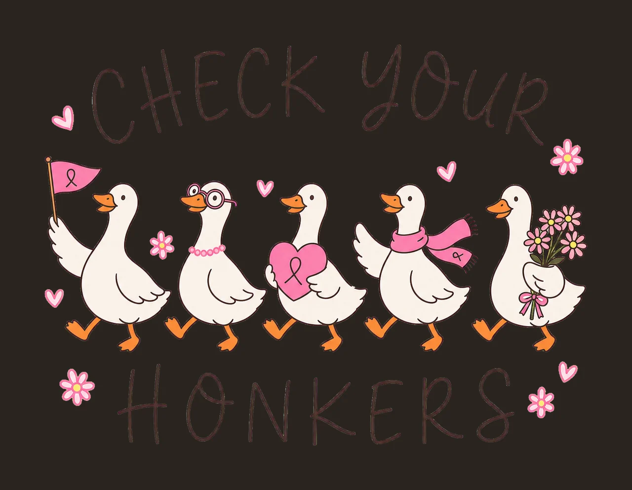 Funny Goose Breast Cancer Awareness Breast Variation A contrast preview thumbnail