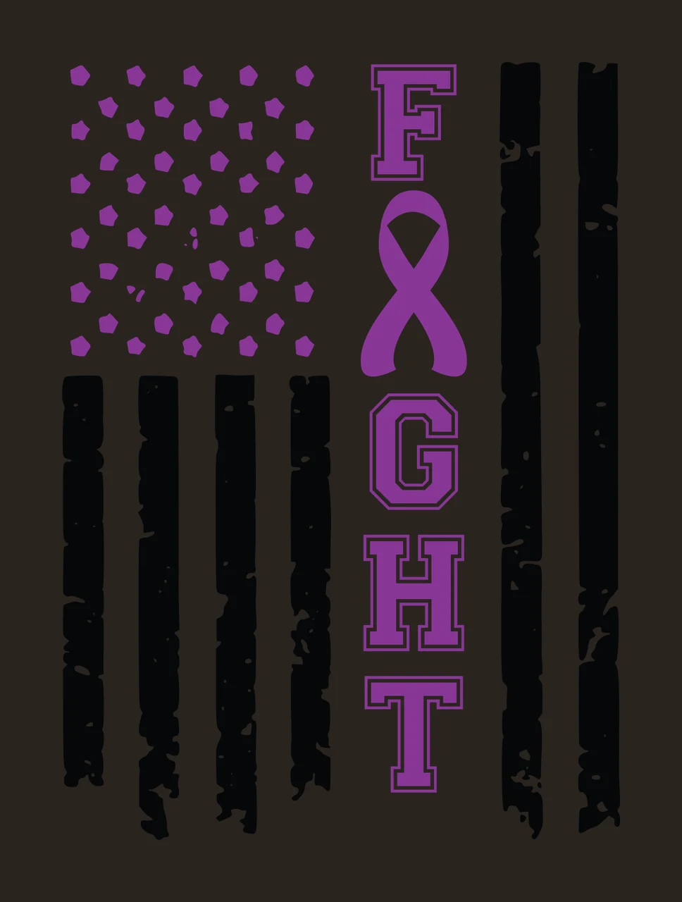 Distressed Vertical Flag Design ribbon arrangement stars stripes contrast preview thumbnail