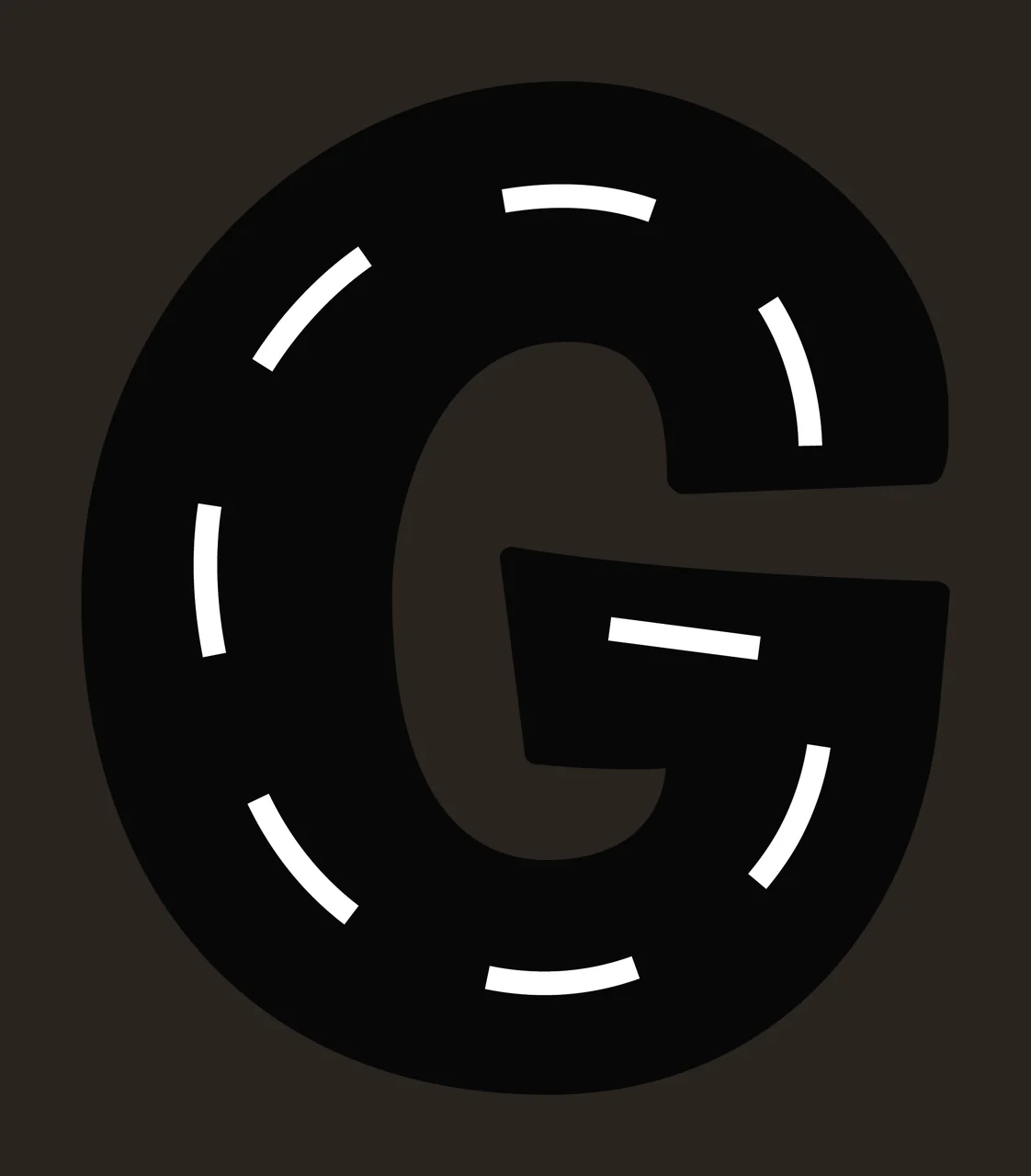 Can Glass Wrap G Letter Asphalt Textured contrast preview thumbnail