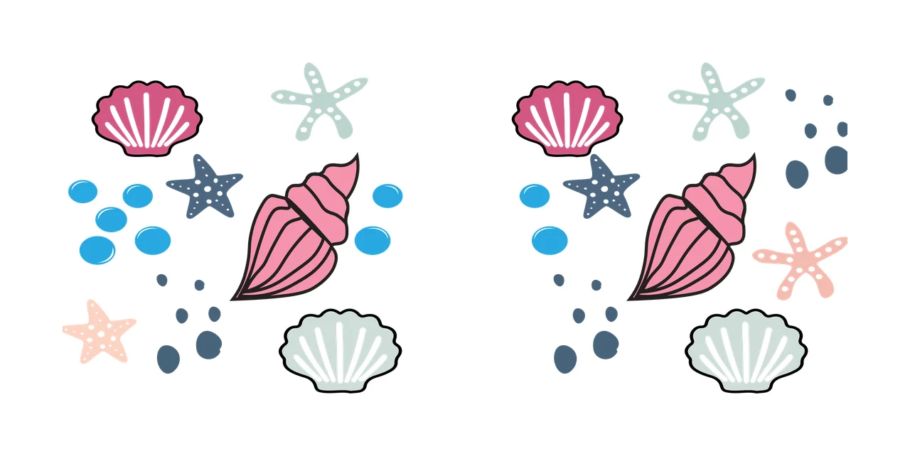 Sea Can Glass Wrap Seashells And Starfish Marine life dots