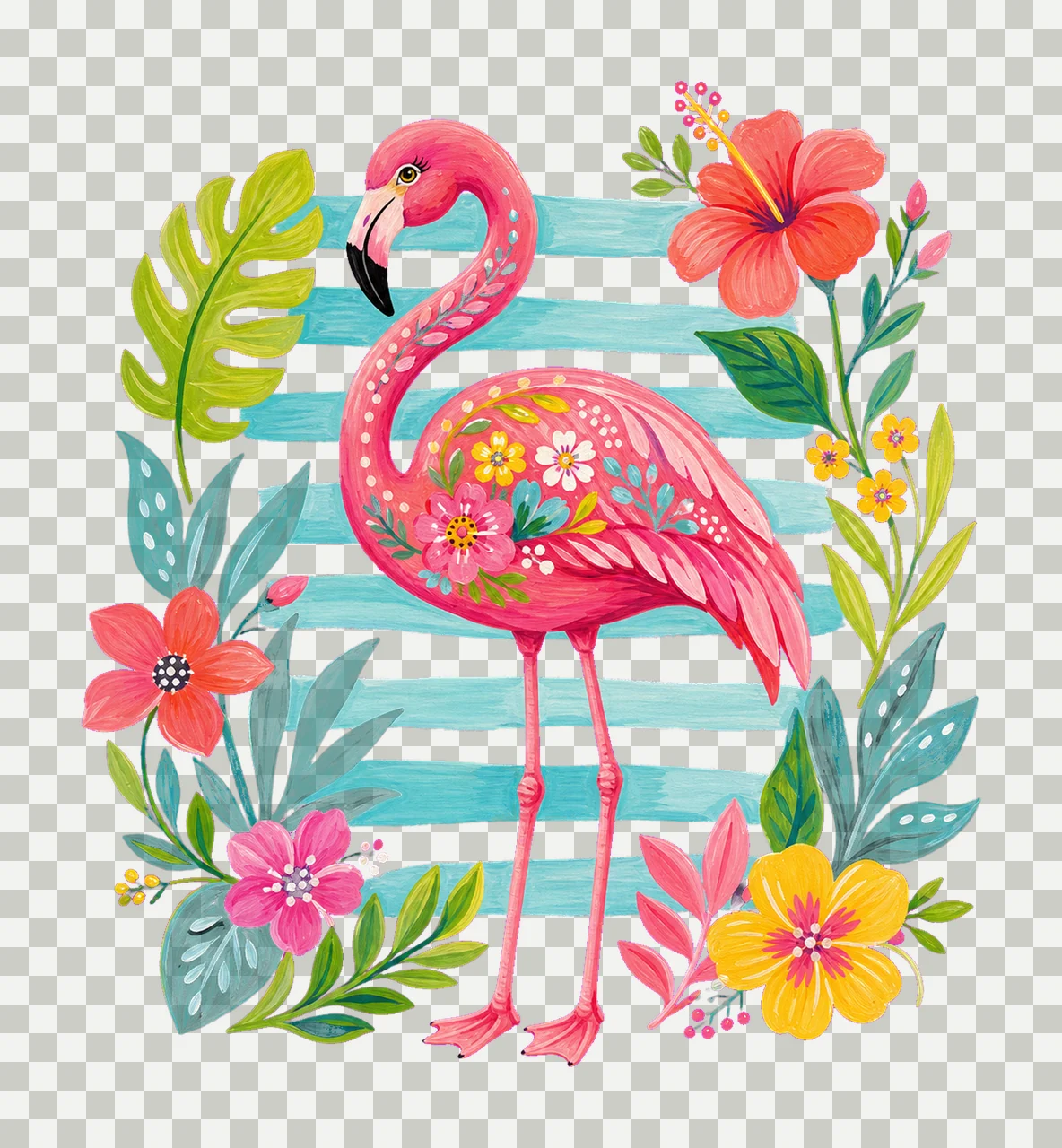 Coastal Summer Vibes Beach Life sublimation Variation E transparency and detail preview thumbnail