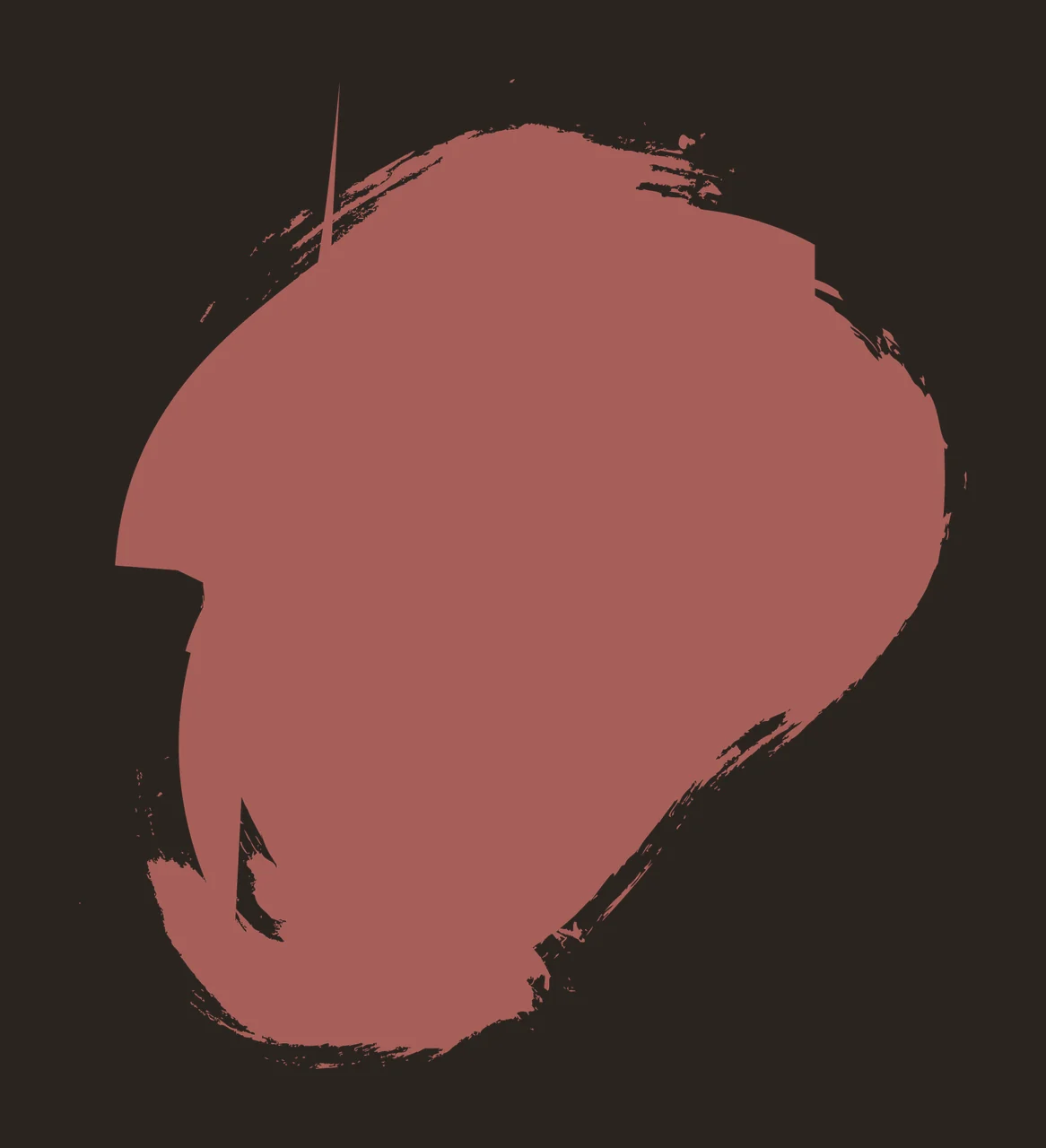 Paint Brush Circular Black Stroke Shape mark abstract texture contrast preview thumbnail