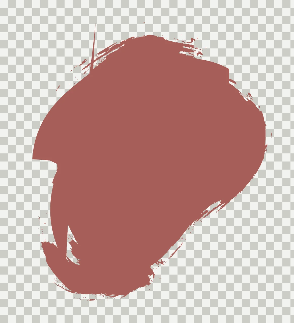 Paint Brush Circular Black Stroke Shape mark abstract texture transparency and detail preview thumbnail