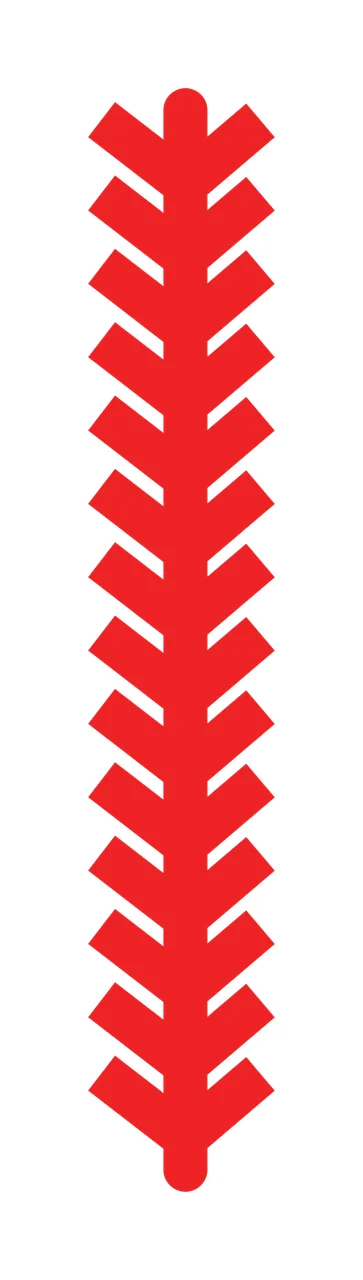 Vertical Column Composed Of Repeated Chevron Arrow Shapes chevrons