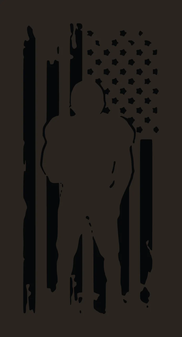 Football Flag Player Silhouette With Pattern standing helmet contrast preview thumbnail