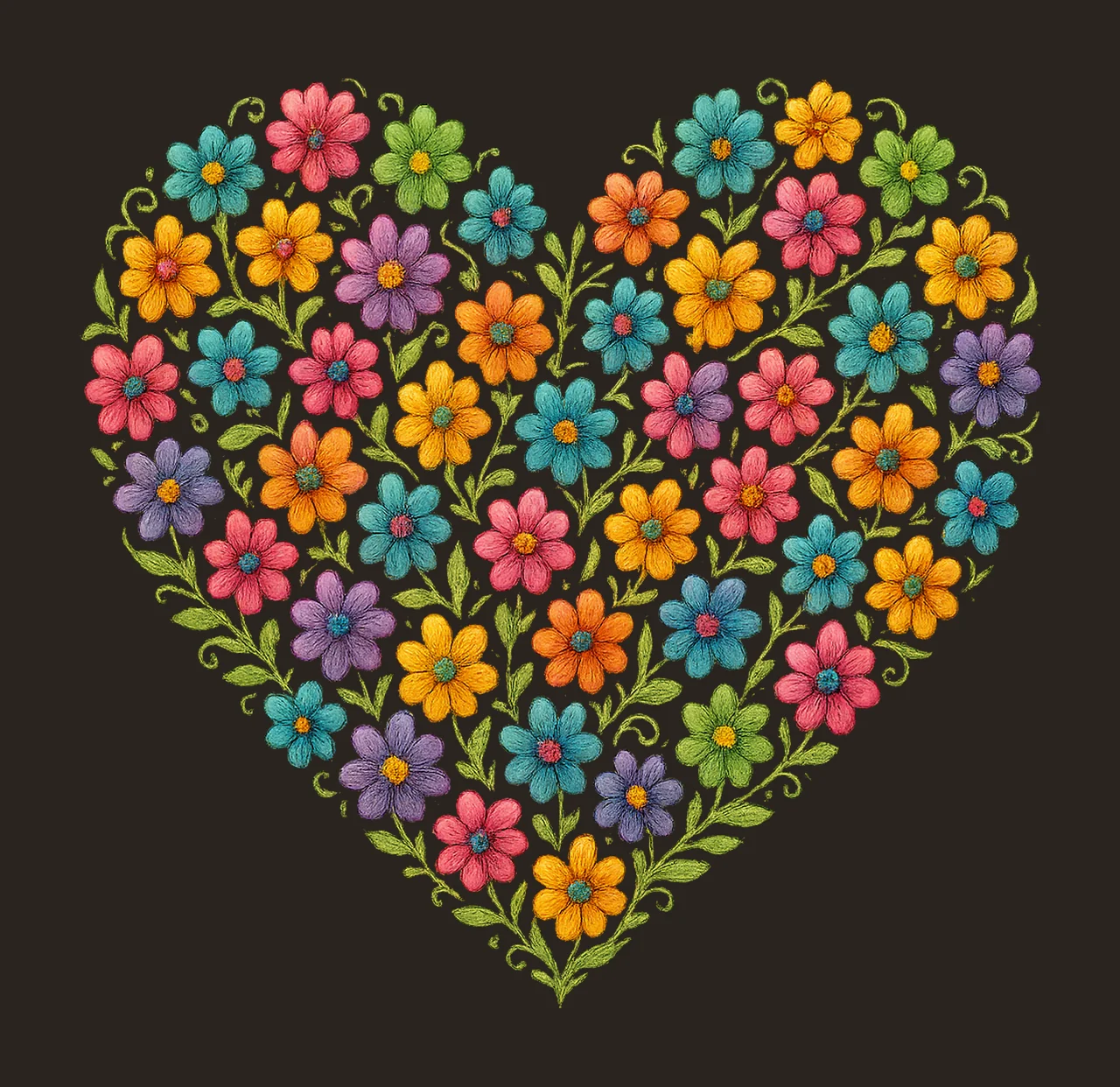 Valentines Day Heart Valentine Sublimation Design Cute contrast preview thumbnail