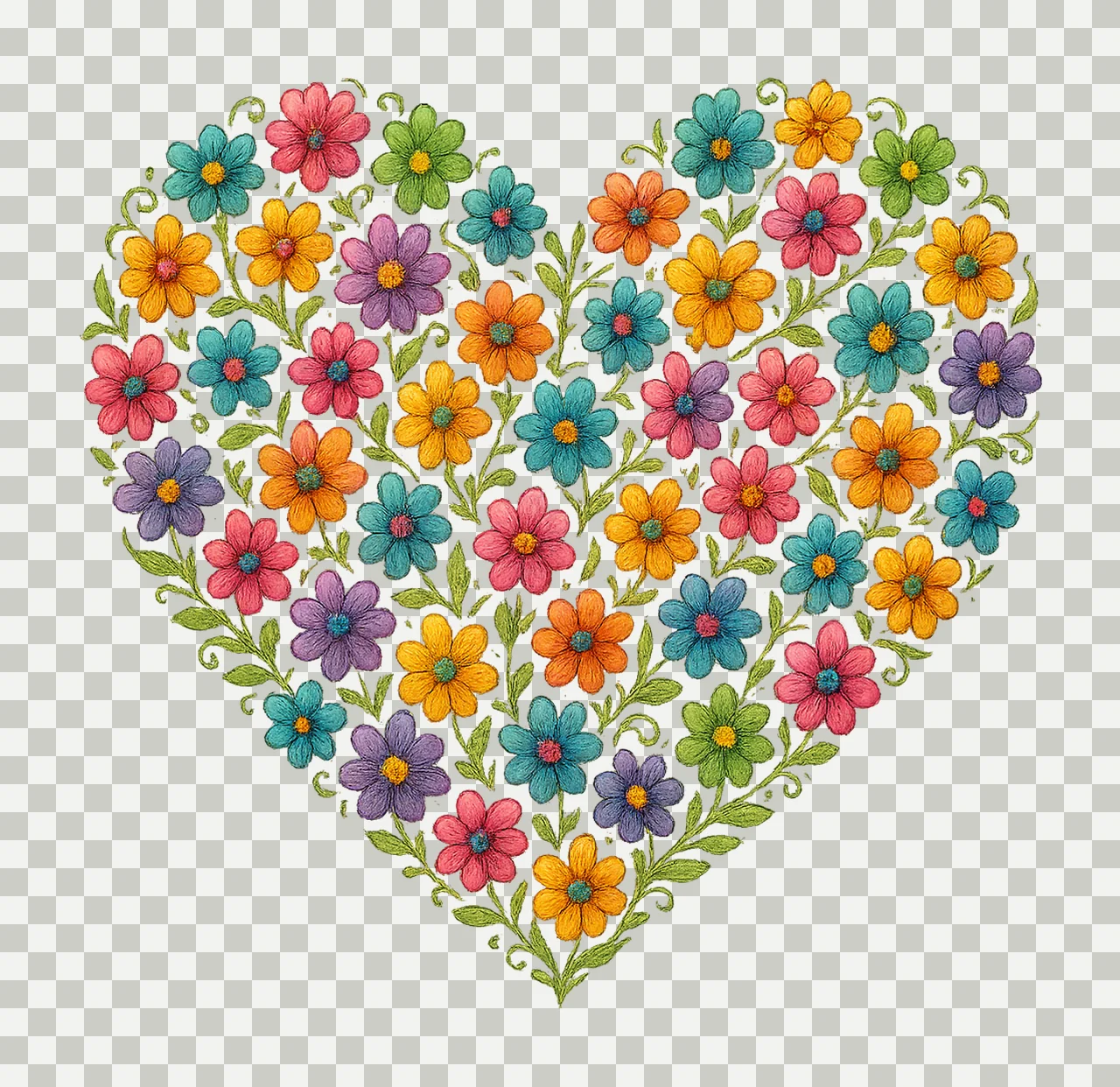 Valentines Day Heart Valentine Sublimation Design Cute transparency and detail preview thumbnail