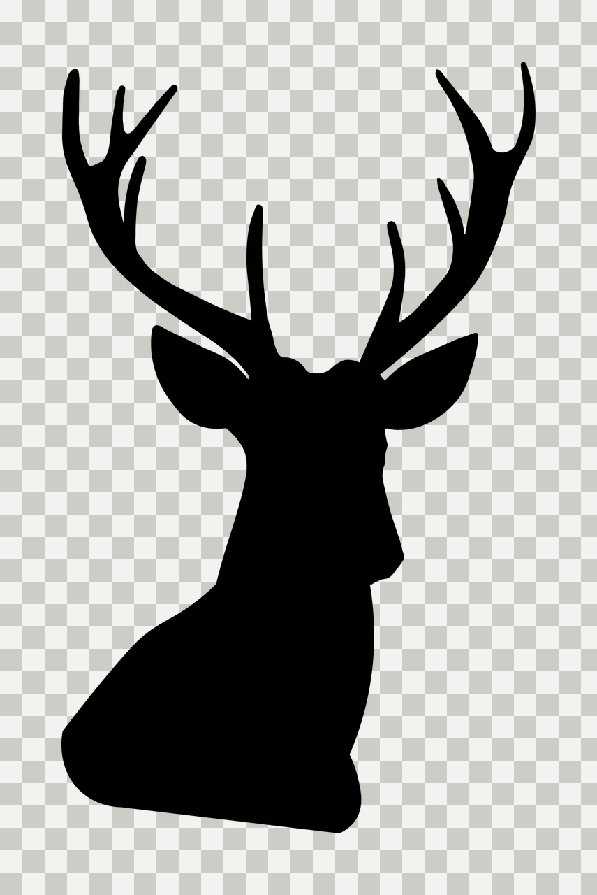 Can Glass Wrap Deer Standing With Head transparency and detail preview thumbnail