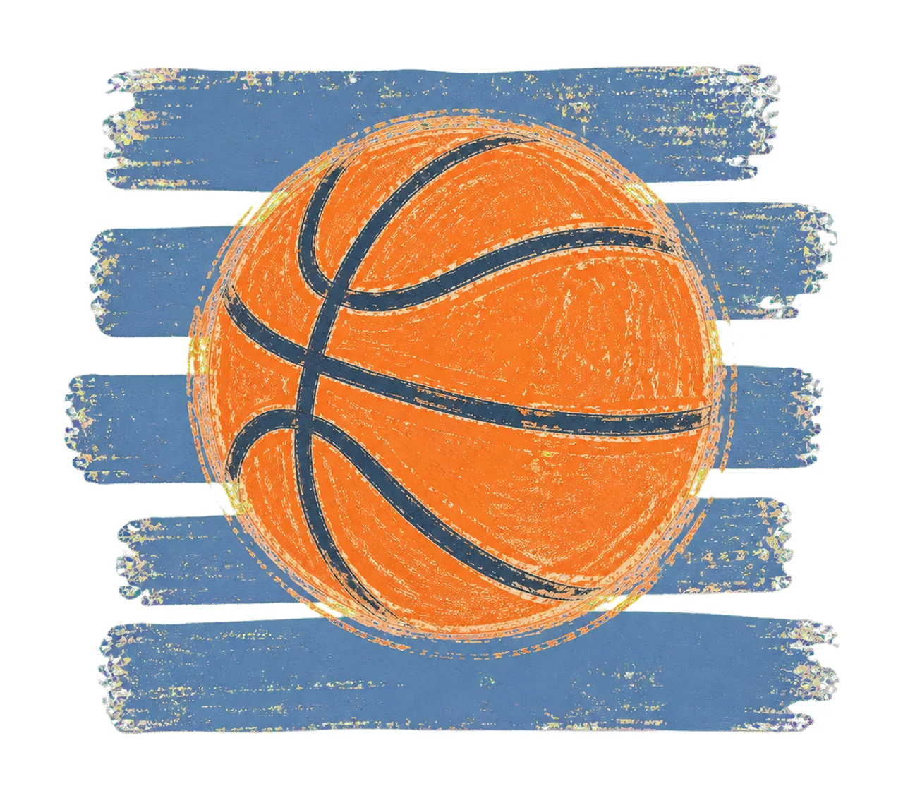 Basketball Stripes Preppy Shirt Design Trendy Variation B