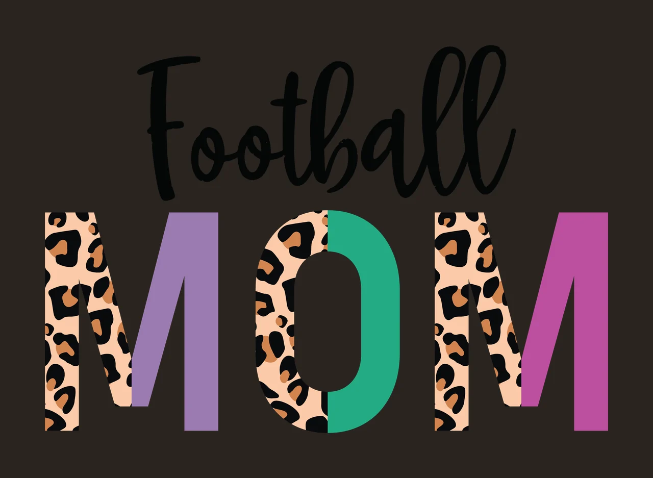 Mom Leopard Black Print Text Graphic With Cursive white Variation 2 contrast preview thumbnail